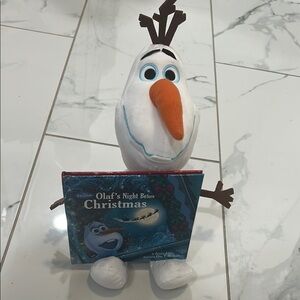 Olaf Plush With Book